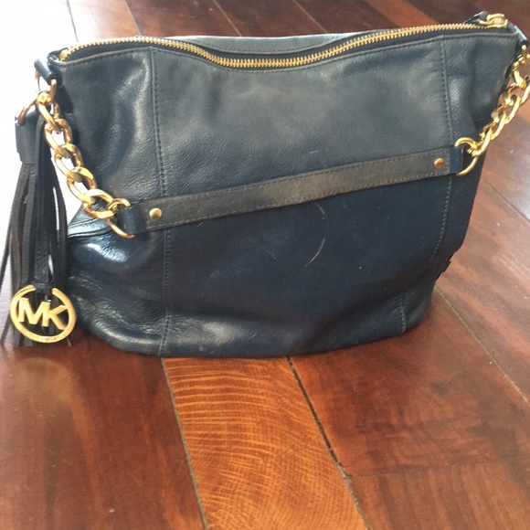 Michael Kors Leather tote shoulder purse - Picture 2 of 8